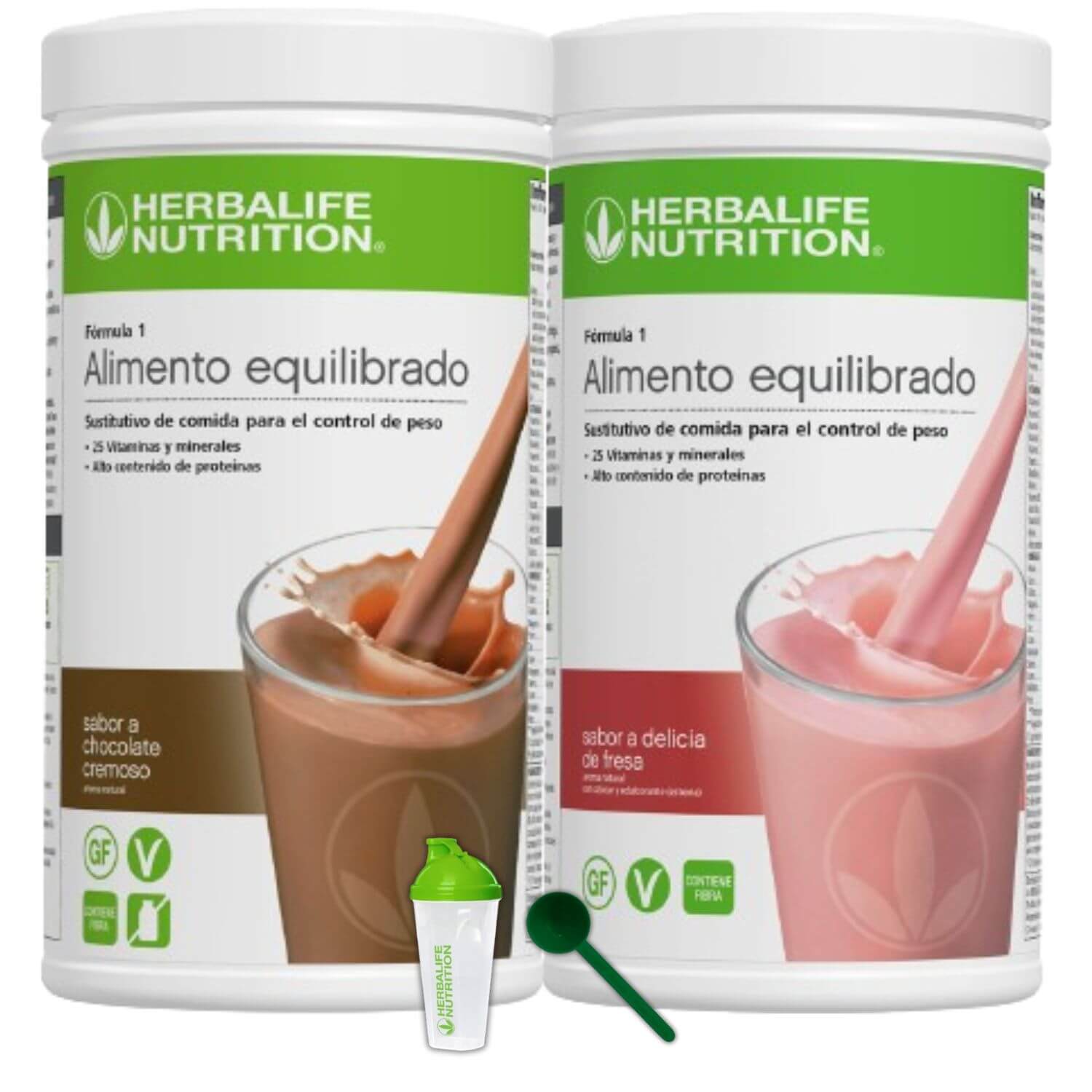 Pack "2 Batidos Fórmula 1 + Accesorios"